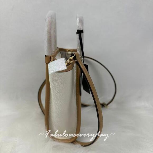 Kate Spade Disney X KSNY Chip N Dale Mini Tote Crossbody In Leather/Chalk KL749 - Picture 2 of 10